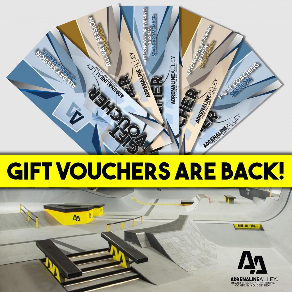 GIFT VOUCHERS ARE BACK!
