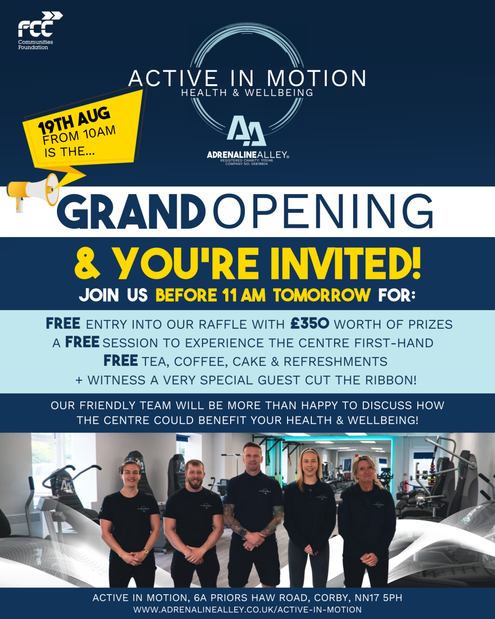 ACTIVE IN MOTION GRAND OPENING