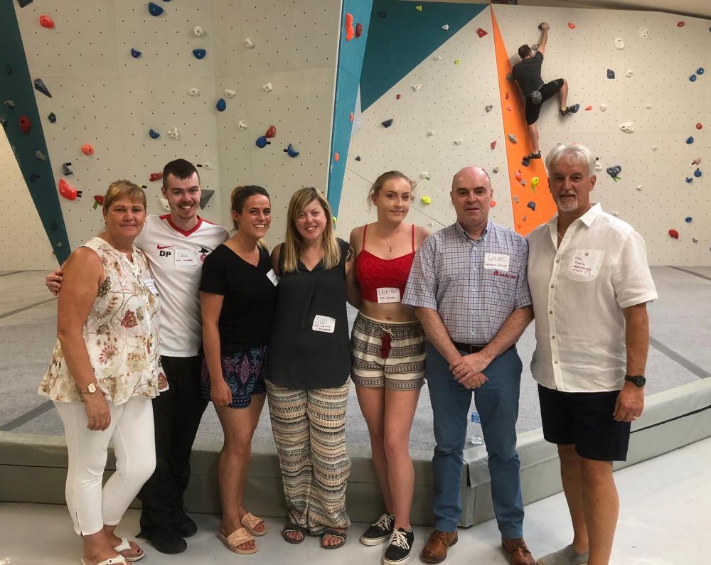Deputy Lieutenant of Northamptonshire and AA Founder Mandy Attends New Corby Climbing Centre Opening
