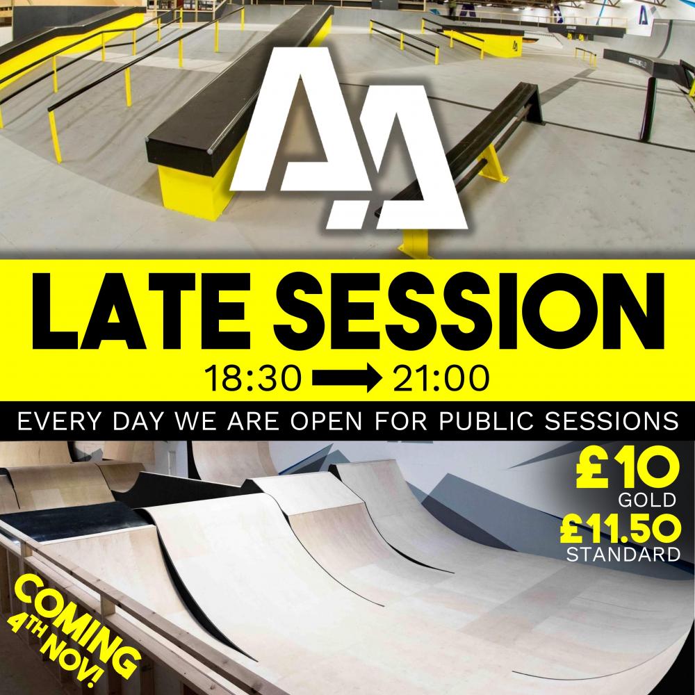 LATE SESSION AND SESSION EXTENSIONS - COMING SOON!