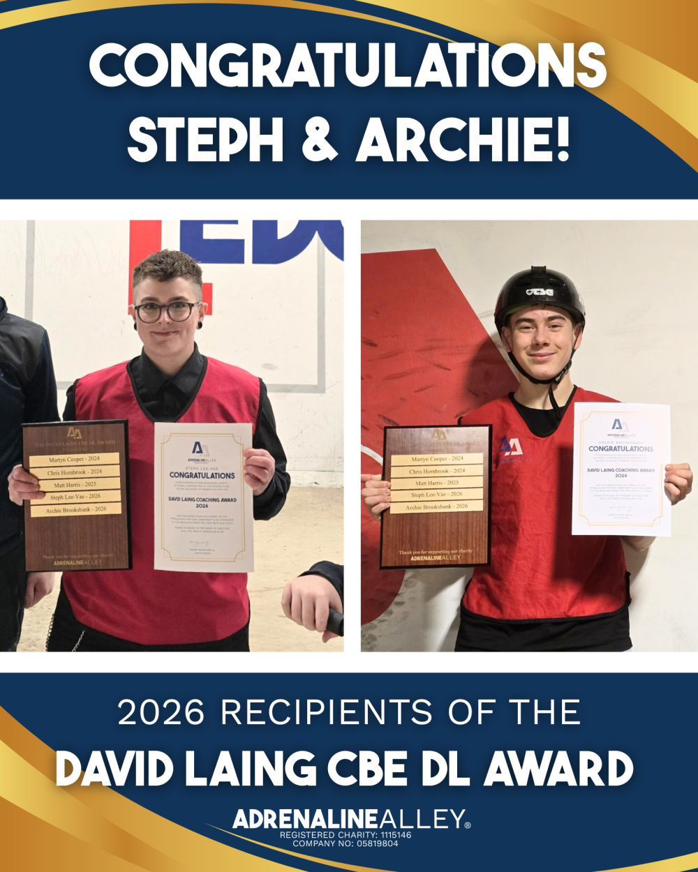 2026 DAVID LAING CBE DL AWARD